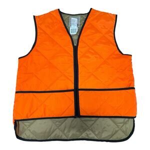 Northwest Territory Quilted Hunting Vest Orange Men’s Medium